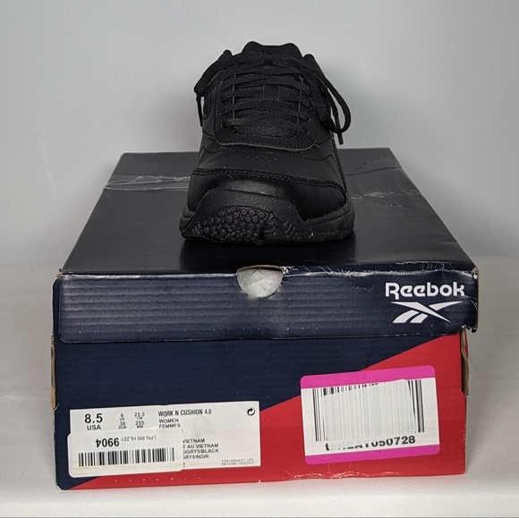 NEW Reebok Womens Work N Cushion 4.0 Walking Shoe sz 8.5 black - Picture 4 of 4